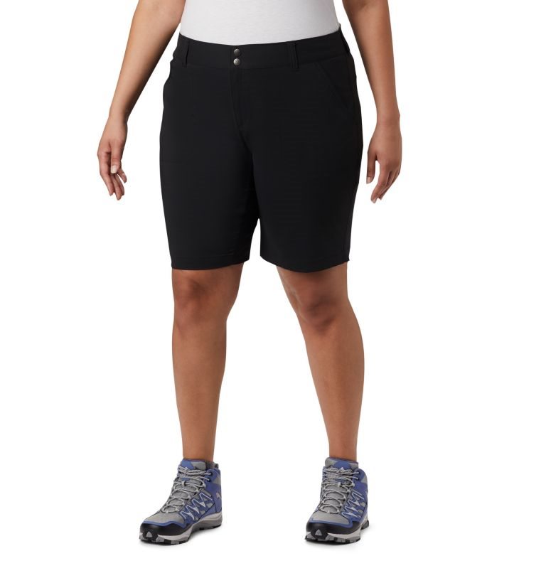 Women\'s Columbia Saturday Trail Long Shorts Black | Plus Size CA-A5460